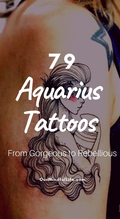 aquarius tattoo minimalist|30 Stunning Aquarius Tattoo Ideas: Meanings